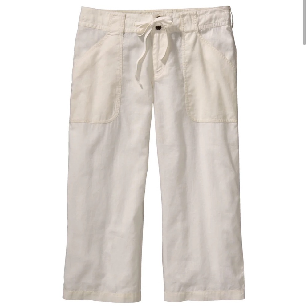 Patagonia Island Hemp Capris Pearl Sz 4